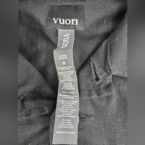 Vuori Men's Ripstop Rise Shine V527 Shirt Jacket Shacket Black Medium - Picture 5 of 8